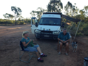 Outside Clermont -Lorrie & Richard