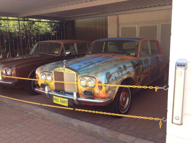 Pro Hart's signature cars