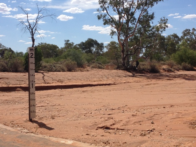 Dry river bed, Broken Hill, New South Wales