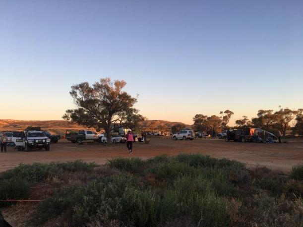 Camping at Yaraka Queensland