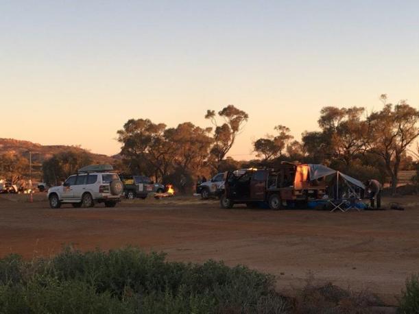 Camping at Yaraka Queensland