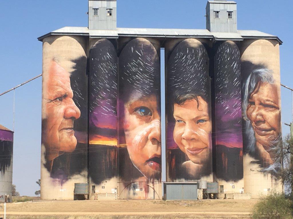 Silo Art at Sheep Hills, Victoria